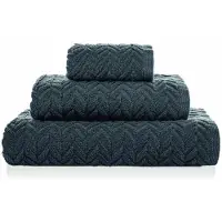 Sorema - Handdoek - Chevron - Storm - 50x100cm