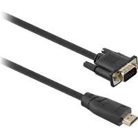 TNB T'nB HDMIVGA2 video kabel adapter 2 m VGA (D-Sub) HDMI Zwart
