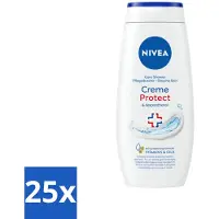Nivea 25 x - Douchecrème - Beschermend - Langdurig Gezond Huidgevoel - 250 ml - Douchecrème - Huidbescherming - Hydratatie - Vitamine C - Vitamine E
