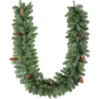 HOMCOM Kerstslinger Kunststof, Metaal 180L x 25B x 25H cm Groen