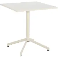 Sweeek - Opklapbare vierkante bistro tuintafel staal 2 zitplaatsen 70 cm - chiara