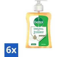 Dettol - Handzeep - Original - Klassieke Hygiëne - 250 ml - Voordeelverpakking - 6 stuks