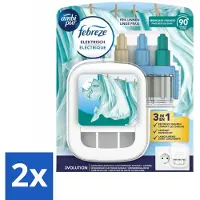 Ambi Pur - 3Volution - Starterkit - Fresh Linnen - 20 ml - Voordeelverpakking - 2 stuks