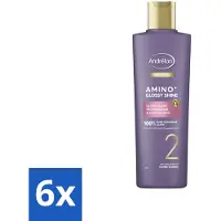 Andrélon – Conditioner – Pro Care Amino+ Glossy Shine – 250 ml - Voordeelverpakking - 6 stuks