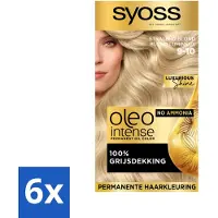 Syoss Oleo Intense - Haarverf - 9-10 - Stralend Blond - 115ml x 6