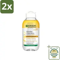 Garnier - Micellair Reinigingswater - Olie - 100 ml - Voordeelverpakking - 2 stuks - Argan olie - Reinigingswater