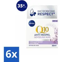 Nivea – Dagcrème – Q10 Power Sensitive SPF 15 – 50 ml - Voordeelverpakking - 6 stuks