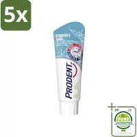 Prodent 5 x – Tandpasta – Fresh Gel – 75 ml - Grootverpakking - Frisse Mond - Anti-cariës - Tandplak - Tanderosie - Glazuur Bescherming