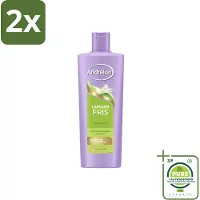 Andrélon – Shampoo – Langer Fris – 400 ml - Voordeelverpakking - 2 stuks - Luchtig haar - Fris haar
