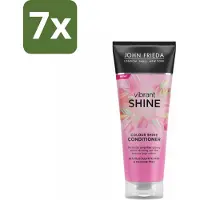 John Frieda 7 x – Conditioner – Vibrant Shine Colour – Glansversterkend – 250 ml - Koffie - Koffiezetapparaat - Koffiezetapparaat