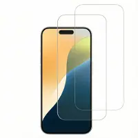 Accezz Gehard Glas Screenprotector 2-pack voor de Apple iPhone 17 / 17 Pro / 16 Pro