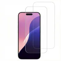Accezz Gehard Glas Screenprotector 2-pack voor de Apple iPhone 16 Pro Max / 17 Pro Max