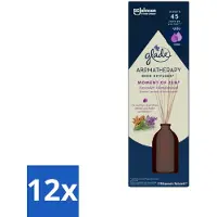 Glade - Geurstokjes Moment van Zen - Aromatherapie Geurverspreiding - 80 ml - Voordeelverpakking - 12 stuks