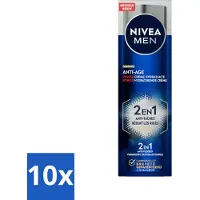 Nivea MEN - Anti-Age 2in1 Power - Hydraterende Crème Gezicht SPF 30 - 50 ml - Bulkverpakking - 10 stuks