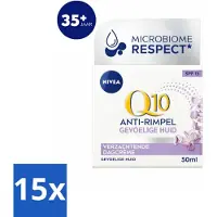Nivea – Dagcrème – Q10 Power Sensitive SPF 15 – 50 ml - Bulkverpakking - 15 stuks