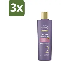 Andrélon 3 x – Conditioner – Pro Care Amino+ Glossy Shine – 250 ml - Haar Glans - Aminozuren - Glossy Shine - Haar Verzorging - Haar Transformeren