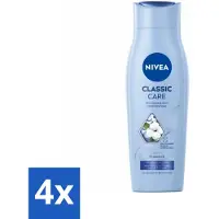 Nivea - Shampoo - Klassieke Verzorging - Gezonde Zorg - Glanzend Haar - 250 ml - Voordeelverpakking - 4 stuks