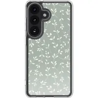 IMoshion Design hoesje voor de Samsung Galaxy S26 - Smoke Green Flowers