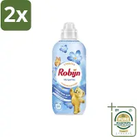 Robijn – Wasverzachter – Morgenfris – 780 ml - Voordeelverpakking - 2 stuks - Kleding verzachter - Frisse geur
