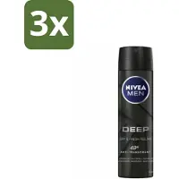 Nivea 3 x MEN – Deodorant spray – Deep – 150 ml - Koffie - Koffiezetapparaat - Koffiezetapparaat