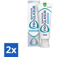 Sensodyne 2 x - Tandpasta - Proglasur Gentle Whitening - Tandglazuur Versterkend - 75 ml - Tandpasta - Tanderosie - Glazuur - Tanden Bleken - Tanden Beschermen