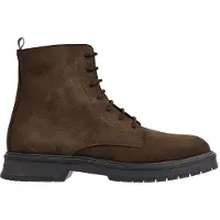 Tommy Hilfiger Veterschoenen Veterboot Suede Bruin