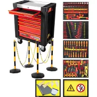 Ks Tools 1176155 Werkplaatswagen Kleur (specifiek): Zwart, Rood