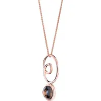 Orphelia 'Eugenia' Dames 925 Sterling Zilveren Ketting met Hanger - Roze ZH-7495