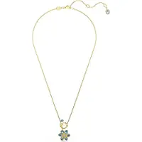 Swarovski Ketting blauw / geel / goud