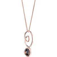 Orphelia 'Eugenia' Dames 925 Sterling Zilveren Ketting met Hanger - Roze ZH-7495