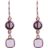 Orphelia 'Fawn' Dames 925 Sterling Zilveren Oorbellen - Roze ZO-7410