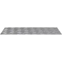 vidaXL Trapmatten 2 st 80 x 40 cm Zilver Aluminium Rechthoekig