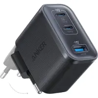 Anker -Nano - Oplader - 3 - Poorts wandadapter met ultrasnelle 70W-output - Compact en stijlvol