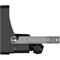 Theben LED-buitenwandspot theLeda B20 dual, zwart, IP65, zwart, Aluminium, LED buitenlamp