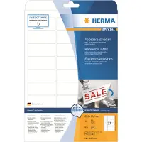 Herma Etiket 4347 63.5x29.6mm verwijderbaar wit 675 stuks