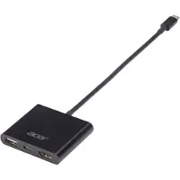 Acer USB-C naar HDMI adapter, NP.CAB1A.020, zwart