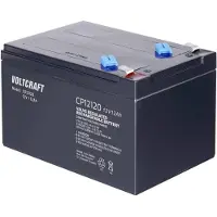 Voltcraft CE12V/12Ah Loodaccu 12 V 12 Ah Loodvlies (AGM) (b x h x d) 151 x 101 x 98 mm Kabelschoen 6.35 mm Onderhoudsvrij