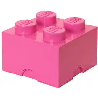 LEGO Brick opbergbox 4 - fuchsia