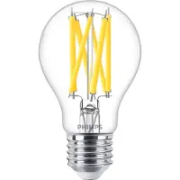 Signify Master LED E27 Peer Filament Helder 10.5W 1521lm - 922-927 Dim To Warm | Beste Kleurweergave - Dimbaar - Vervangt 100W