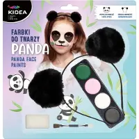 Derform Schminkset Panda met Hoofdband - 4 Kleuren