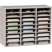 Vevor Houten literatuurorganizer met 27 compartimenten