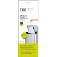 EKO Afvalzak met trekband wit 3-6 liter type A - 1 Rol
