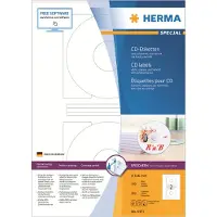 Herma Etiket 4471 CD 116mm wit opaqua 200stuks