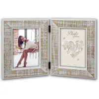 Zep WW3557 Wissellijst Papierformaat: 13 x 18 cm (b x h x d) 380 x 240 x 1.7 mm Bruin, Wit