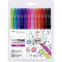 Tombow Marker TwinTone helle Farben