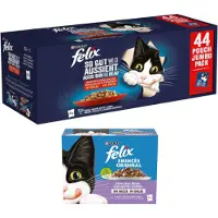 Felix 44x85g Vlees Selectie Elke Dag Feest Kattenvoer