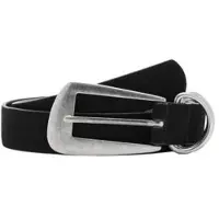 MANGO TEENS leren riem zwart Meisjes Imitatieleer Effen - maat 168(M)