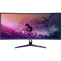 AROZZI Nova 34" Gaming Monitor - Curved - UWQHD VA - 165Hz - Paars