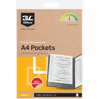 3L zelfklevende hoesjes met opening aan korte zijde A4 (10 stuks)