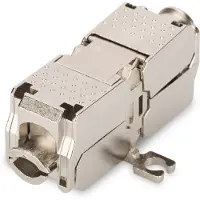 Digitus Kupplung fur Feldanwendung CAT 6A 500 MHz fur AWG 22-26 geschirmt Keystone Design 26x35x80 mm